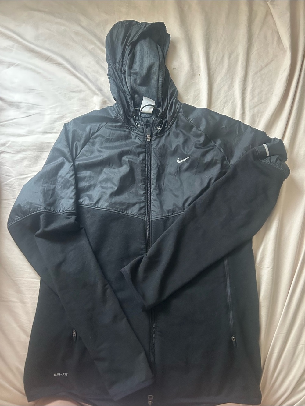 Women’s Nike Dri-Fit hooded Running Jacket- Size Large